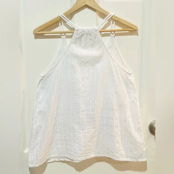 Lou & Grey | White Tassel Summer Peasant Top - Picture 6 of 9